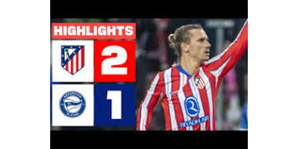 Atlético Madryt pokonuje Deportivo Alavés 2:1